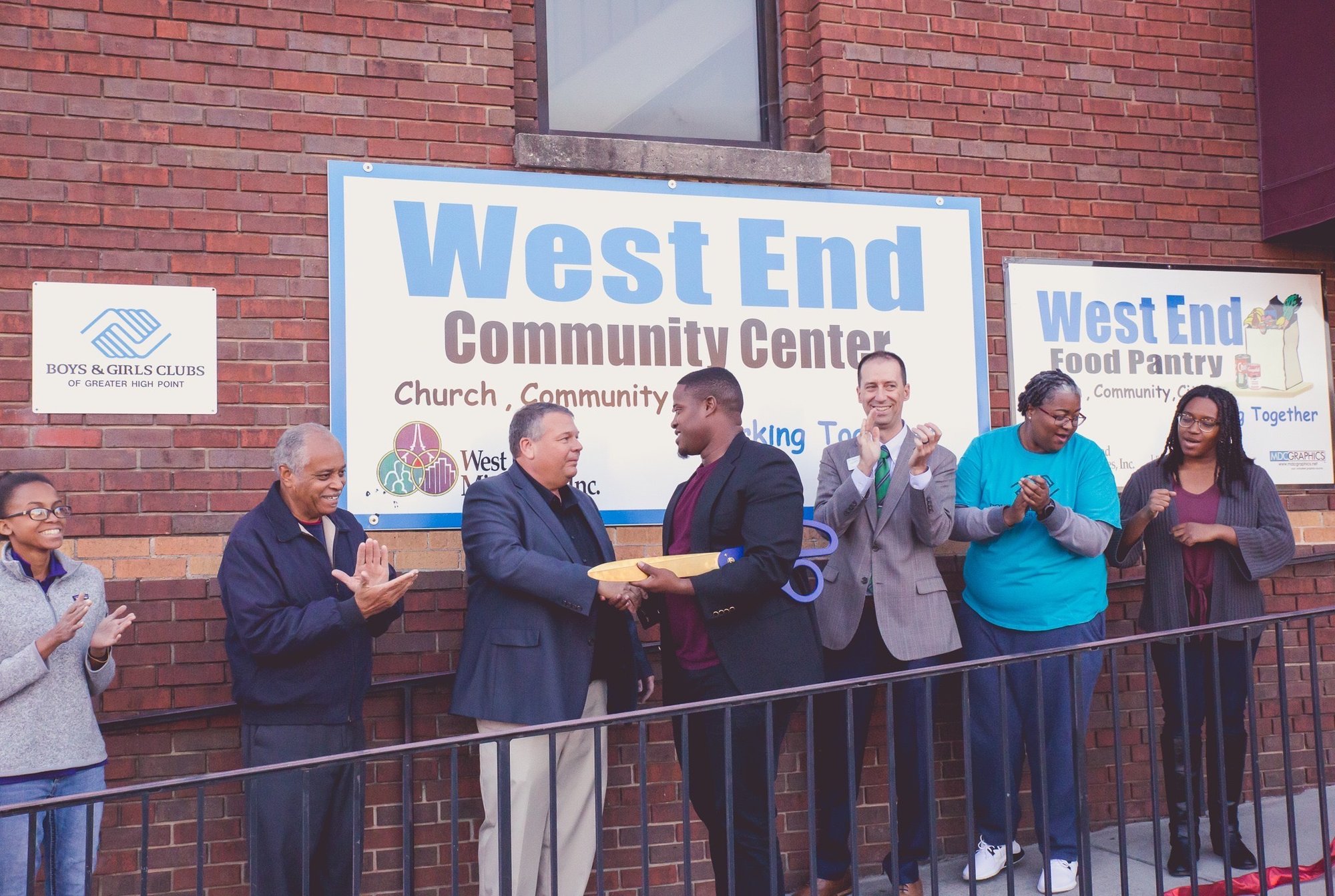 West End ministries ribbon cutting - photo (Nov 2019)